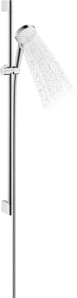 Hansgrohe Crometta - Glijstangcombinatie 959mm - Met handdouche en doucheslang 1600mm - Wit