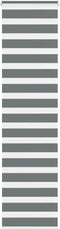 vidaXL - Zebra - rolgordijn - 60x200 - cm - stofbreedte - donkergrijs - 55,9 - cm