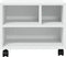 vidaXL - Printerkastje - met - wielen - 41x32x34,5 - cm - wit