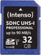 Intenso 32GB SDHC - UHS-I Geheugenkaart - Tot 100 MB/s Leessnelheid - Class 10 U3 V30