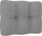 vidaXL - Palletkussen - 50x40x12 - cm - stof - grijs