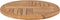 vidaXL - Tafelblad - rond - 2,5 - cm - 60 - cm - massief - teakhout