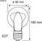 Paulmann - Filament LED Globe G95 - 7,5W 806lm dimbaar 2700K Opaal