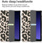 imoshion Tablet Hoes - Geschikt voor Samsung Galaxy Tab S9 11.0 inch - Design Trifold Bookcase - Leopard