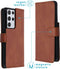 iMoshion Hoesje Geschikt voor Samsung Galaxy S21 Ultra Hoesje Met Pasjeshouder - iMoshion Luxe Bookcase - Bruin