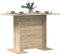 vidaXL - Eettafel - Sonoma - Eik - 110x60x75 - cm - Bewerkt - Hout