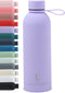 Castagnola Waterfles - RVS Drinkfles 500 ML - Dubbelwandig - Paars