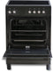 Everglades EVCK6110 - Keramisch Fornuis - 6 Ovenstanden - Mat Zwart - 60CM - 56 Liter - 5 Jaar Garantie
