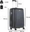 CarryOn Skyhopper Grote Reiskoffer 78cm - Koffer 85 Ltr met TSA-slot en OKOBAN - Zwart