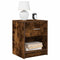 vidaXL - Nachtkastjes - 2 - st - met - lade - 40x34x50 - cm - gerookt - eikenkleurig