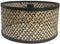 Steinhauer K1068BS - Lampenkap - Bamboe Hout E27 - Zwart ⌀40cm