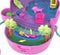 Polly Pocket Moederaap en Baby - Speelfigurenset - 2-in-1 speelset met 2 minipoppen en 12 accessoires