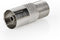 Nedis Satelliet- en Antenne-Adapter - F-Female - IEC (Coax) Female - Vernikkeld - 75 Ohm - Recht - Metaal - Zilver - 10 Stuks - Envelop