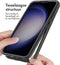 iMoshion Hoesje Geschikt voor Samsung Galaxy S24 Hoesje - iMoshion 360° Full Protective Case - Zwart / Transparant