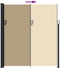 vidaXL - Windscherm - uittrekbaar - 220x500 - cm - beige