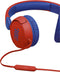JBL JR310 - Hoofdtelefoon - Veilig volume tot 85dB - Blauw Rood