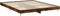 vidaXL - Bedframe - bewerkt - hout - gerookt - eikenkleurig - 160x200 - cm