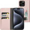 Mobiparts Classic Wallet Case - Flip Cover - Ruimte voor pasjes - Roze (iPhone 15 Pro Max)