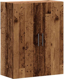 vidaXL - Wandkast - 69,5x34x90 - cm - oud - houtkleurig