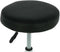 Alora Tabouret op wielen - Zadelkruk - Zwart - kruk – kapperskruk - Draaikruk - Werkkruk - Verstelbaar