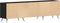 vidaXL - TV-meubel - Zwart - 150x30x44,5 - cm - Bewerkt - hout