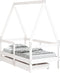vidaXL - Kinderbedframe - met - lades - 70x140 - cm - massief - grenenhout - wit