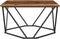 vidaXL - Koffietafel - Oude - Hout - 80x80x45 - cm - Gelaagd - Hout