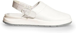 Werkschoenen Active Clog wit, 87021, met gesp, leer, wit, 36 EU