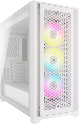 Corsair 5000D RGB - ATX Tower - Gehard glas - Wit