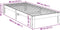 vidaXL - Bedframe - zonder - matras - massief - grenenhout - 80x200 - cm