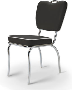 Bel Air Retro Eetkamerstoel CO-26 Zwart