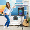 Pyle Bluetooth Luidspreker - Draagbare Speaker met Wielen - 600W -Oplaadbare Batterij - Partyverlichting - MP3, USB, SD-Kaartlezer