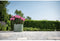 Pot met waterreserve - GARDEN ID Respect - Groengroen 20 x 20 cm - 100% huishoudelijk afval - 100% recyclebaar - Gestructureerd oppervlak.