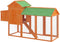 vidaXL - Kippenhok - 193x65x117 - cm - massief - grenenhout - bruin