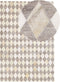 SESLICE - Patchwork vloerkleed - Beige - 140 x 200 cm - Jacquard