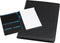 Rillstab schrijfmap A4 excellent - hoogwaardig kunstleer - conferentiemap - zwart - paginaformaat A4