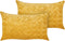 CHOISYA - Sierkussen set van 2 - Geel - 30 x 50 cm - Fluweel