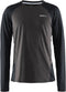 Craft Precise - Sportshirt - Lichtgewicht - Black Melange/Black