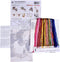 Thea Gouverneur - Borduurpakket met telpatroon - 553A - Voorgesorteerde DMC Garens - Lorikeets - Aida - 52 cm x 36 cm - DIY Kit