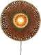 GOOD&MOJO Wandlamp Bali - Bamboe/Zwart - Ø44cm - Binnen Scandinavisch,Bohemian