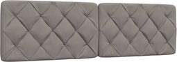 vidaXL - Hoofdbordkussen - 180 - cm - stof - taupe