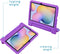 iMoshion Tablet Hoes Kinderen Geschikt voor Samsung Galaxy Tab S6 Lite (2022) / Tab S6 Lite - iMoshion Kidsproof Backcover met handvat - Paars