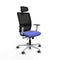 Piqueras y Crespo 1B086G2 - Bureaustoel - Verstelbare hoogte 50-62 cm - Licht Blauw