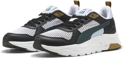 PUMA Trinity Lite Jr - Lage sneakers - SOFTFOAM+ - PUMA White-Green Terrain-PUMA Black
