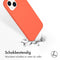 Accezz iPhone 14 - Liquid Silicone Backcover met MagSafe - Schokabsorberend - Oranje