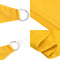 vidaXL - Zonnezeil - 160 - g/m² - rechthoekig - 3,5x4,5 - m - HDPE - geel
