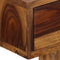 vidaXL - Schrijftafel - 110x55x76 - cm - massief - sheeshamhout