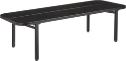 Mica Decorations Celo - Tuinbank - Stijlvol zwart metaal - L120 x B40 x H36 cm