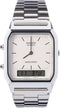 Casio Vintage AQ-230A-7DMQYES Unisex Horloge 28 mm - Zilverkleurig