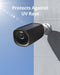 eufy security - eufyCam 3 Skin - bescherming tegen UV-stralen en regen - zwart (2-pack)